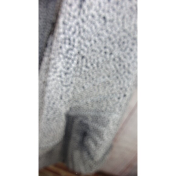 Vintage Liz Roberts Midi Dress Womens Size 14 Gray/White coffee bean prints VTG - Picture 14 of 16